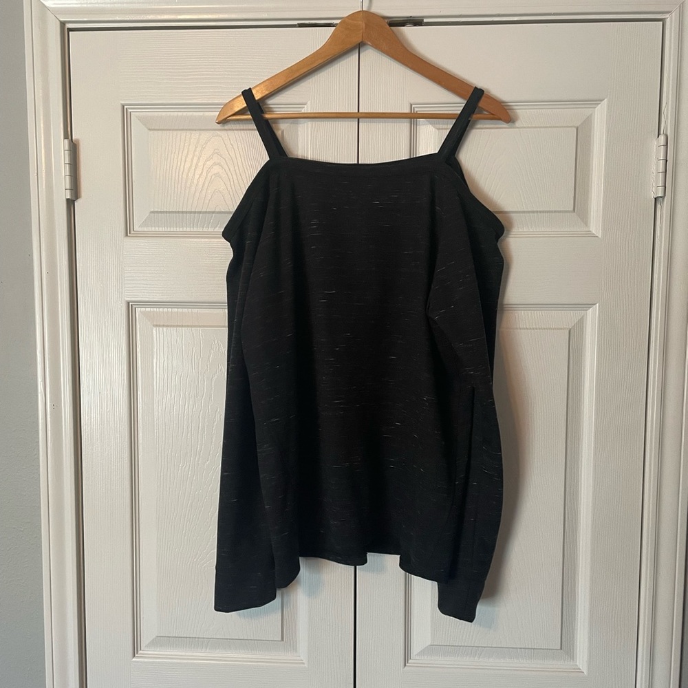 Danskin Bare Shoulder Sweatshirt NWOT